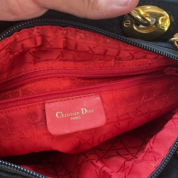 Authentic Christian Dior Lady Dior Handbag - Picture 8 of 10